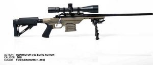 Picture of a MDT LSS Chassis System Installed on a Remington 700