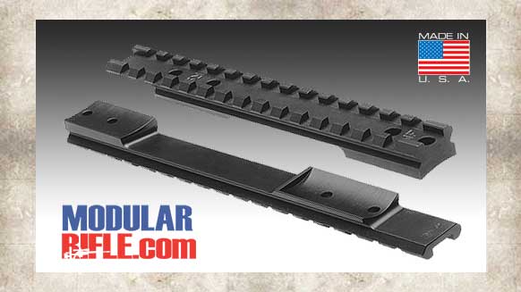 Picture of a NightForce X-Treme Duty One Piece 20MOA Steel Scope Base A115